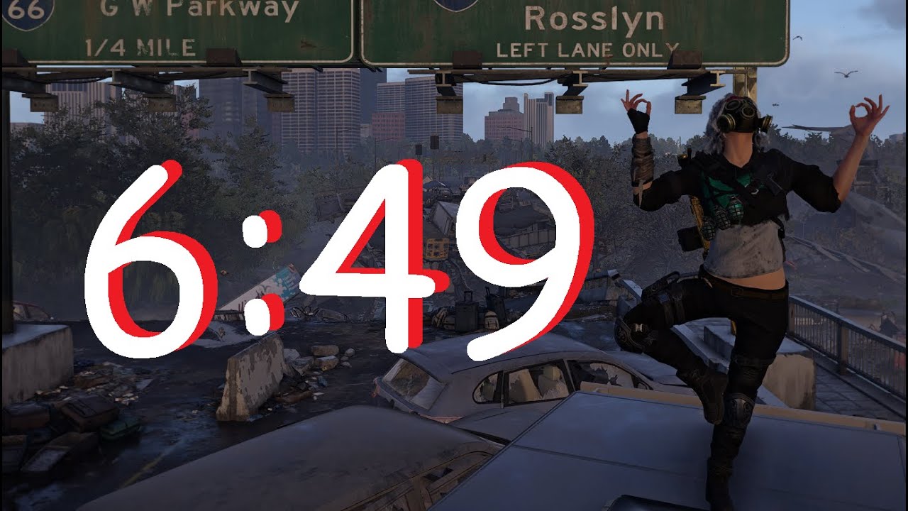 Division 2 Roosevelt Island - Legendary Speedrun [ any% ][ 