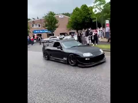 Supra leaving car
