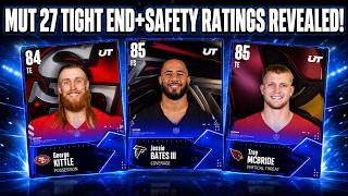 MUT 27 CORE ELITE TIGHT END AND SAFETY RATINGS REVEALED!