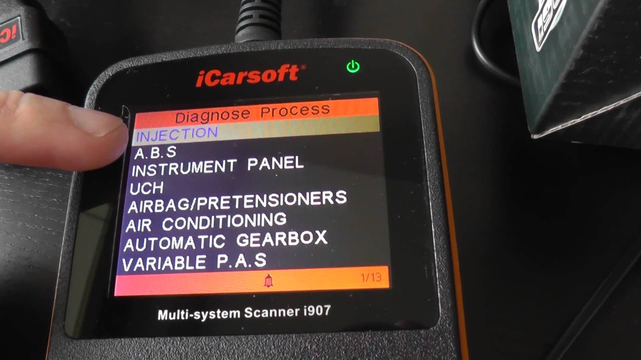 Diagnostic Tool For Renault Megane 2 iCarsoft i907 Engine, ABS, Airbags