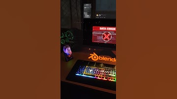 Cyberpunk Desk Setup with Futuristic HUD Animation | Blender + After Effects VFX #motiontracking