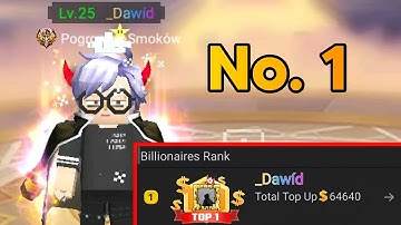 Using Top 1 Billionaire Rank Account | Blockman Go
