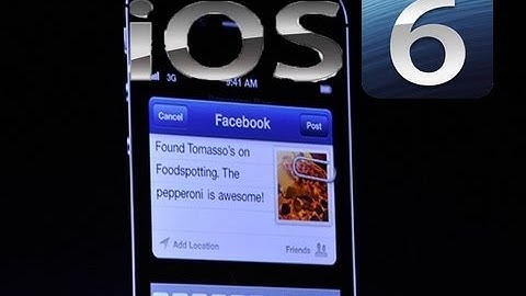 First Look: iOS 6 Facebook Integration Hands-On Demo