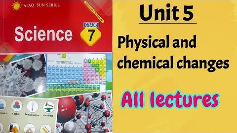 AFAQ sun series Science Class 7 Unit 5 | All lectures | Full chapter