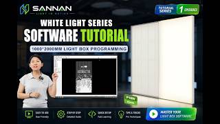 How to Program P16W Dynamic LED Light Box | White Light Series Software Setup Tutorial