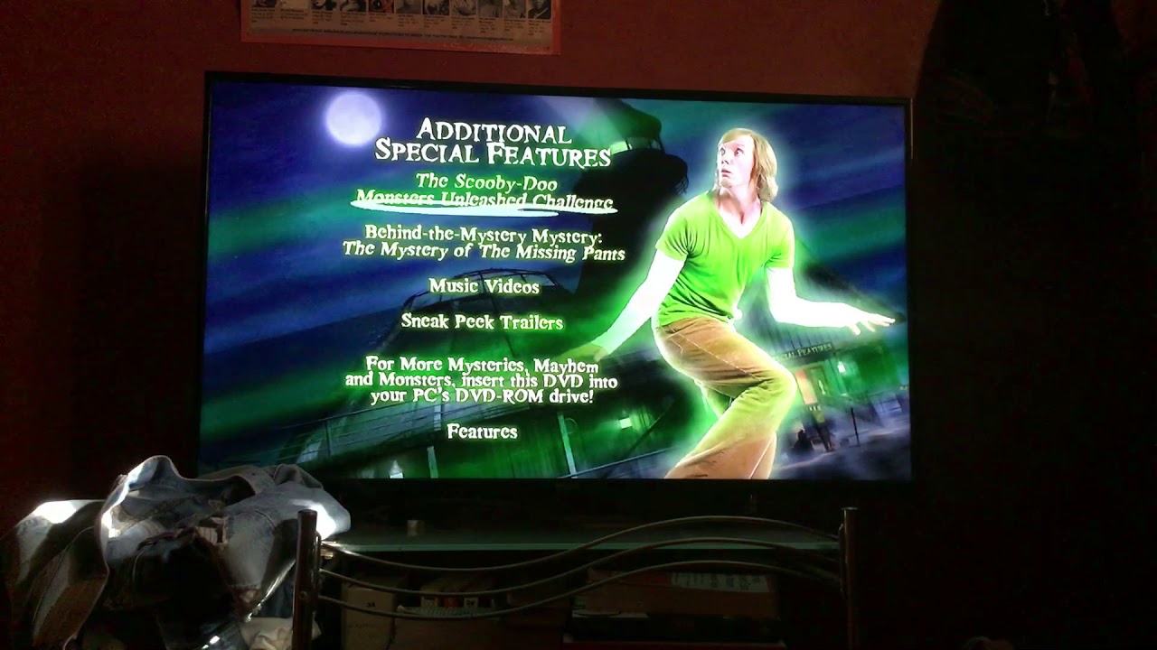  Scooby  Doo  2  Monsters Unleashed 2004 DVD  Menu  Walkthrough 