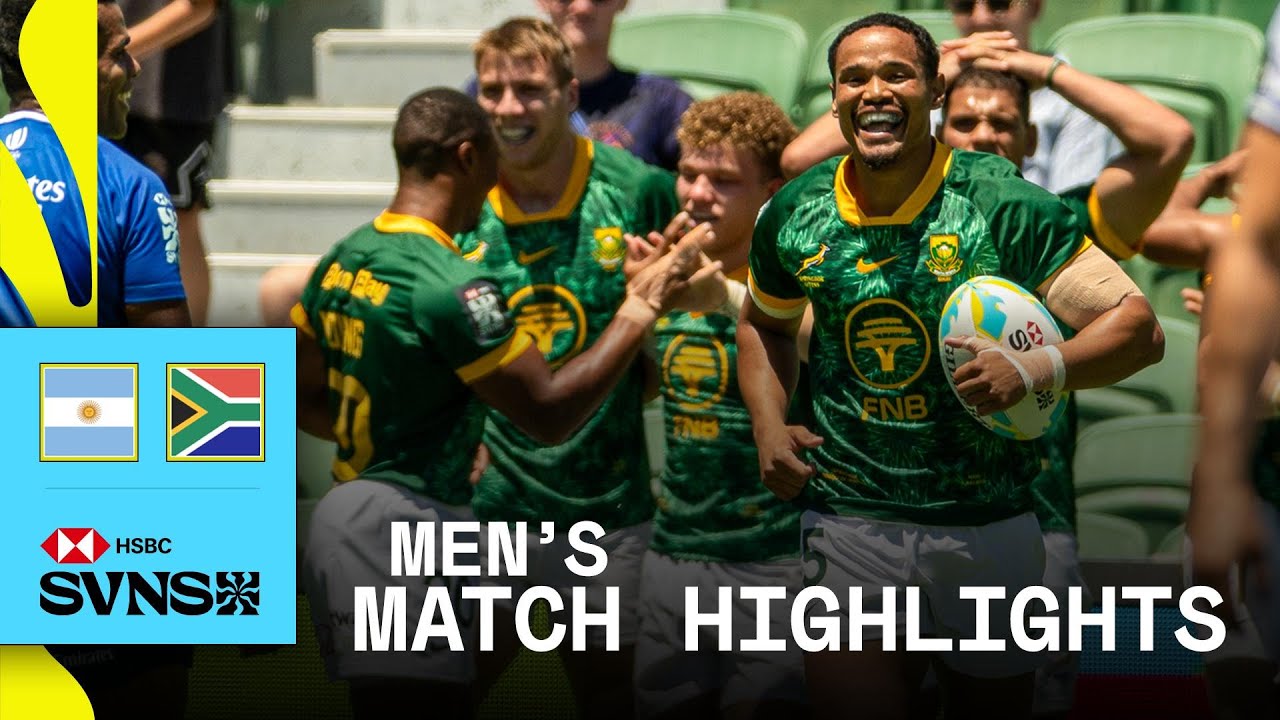 CLASH of the TITANS ⚔️ | South Africa v Argentina | HSBC SVNS Perth 2026 | Match Highlights