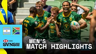 CLASH of the TITANS ⚔️ | South Africa v Argentina | HSBC SVNS Perth 2026 | Match Highlights