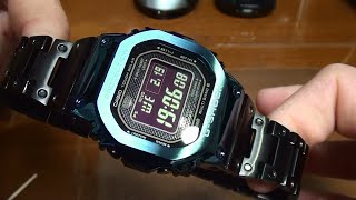 カシオ CASIO G-SHOCK GMW-B5000G-2JF メタルブレスに交換