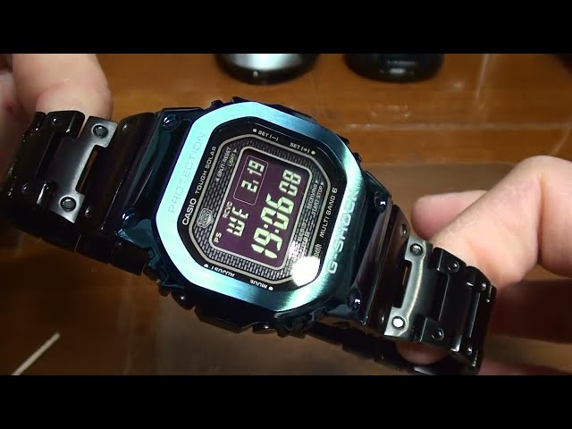 カシオ CASIO G-SHOCK GMW-B5000G-2JF メタルブレスに交換