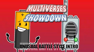 Multiverses ShowDown - INTRO [Styled Unusual battle]