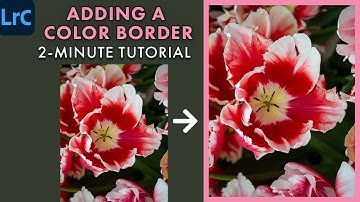 Adobe Lightroom Classic Editing Tricks: How to Add Colored Borders