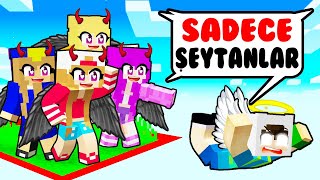 ŞEYTAN KIZ HAYRANLARIM VS MELEK ENES ARSLAN - 😱 Minecraft