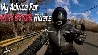 My advice to new Ryker riders