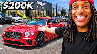 I Went Shopping For A Bentley!