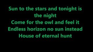 Avatar - "Regret" & "House of Eternal Hunt"(lyrics) chords