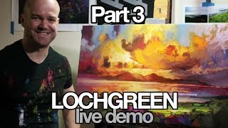 Live Oil Painting Tutorial: Lochgreen Part 3