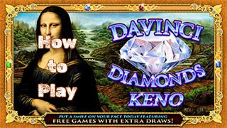 "How to Play Da Vinci Diamonds Keno 🎨 | Full Tutorial + Bonus Feature Explained!"
