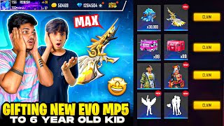 Free Fire Gifting Max Evo MP5😍And 50,000 Diamonds💎All Items From Store To 6Year Old -Garena FreeFire