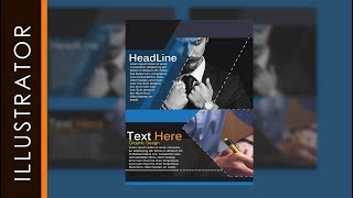 How To Make A Dark Simple And Elegant Flyer Using Adobe Illustrator