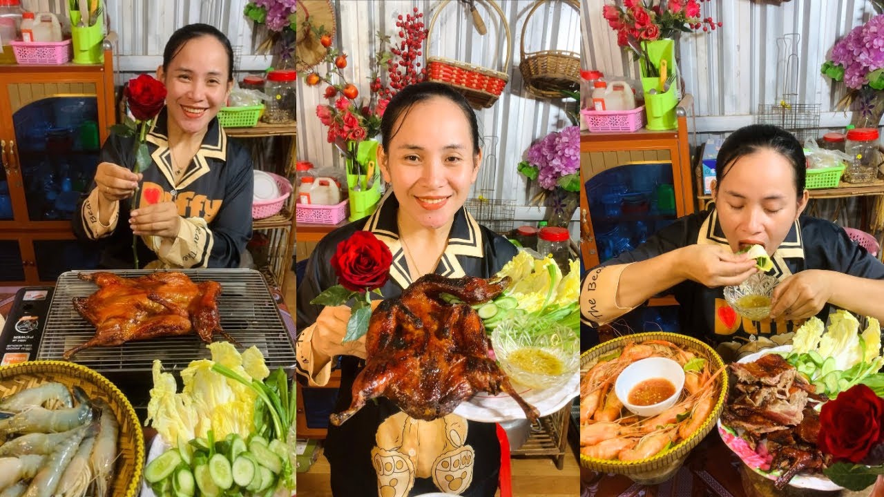 Eating Roasted Duck on Valentine’s Day 