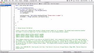 7.3. (Part 3) Charge Account Validation - Java