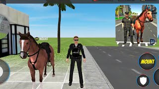 Piloto de cavalo Montado Na policia 3D (Level 1/6) Jogo de cavalo para Android screenshot 2