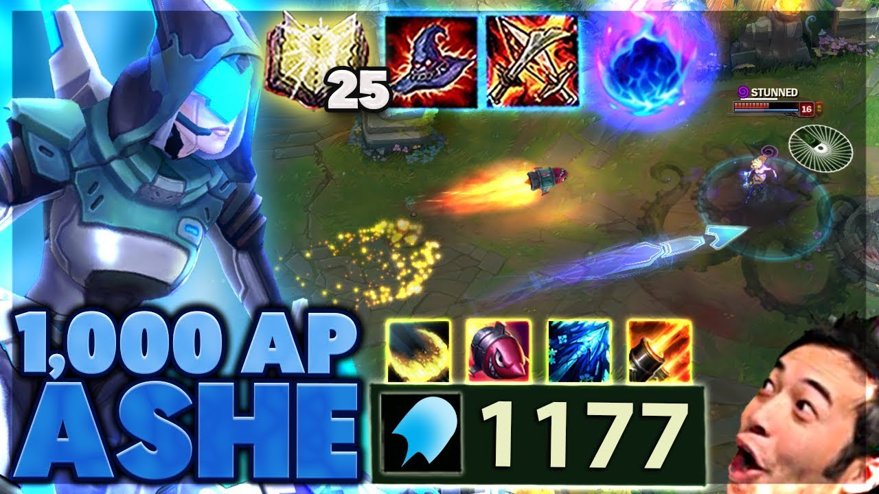 60% CDR ULTIMATE COOLDOWN | ACROSS THE MAP SNIPES | 1,000 AP ASHE - BunnyFuFuu