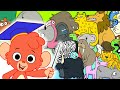 Animal ABC | learn alphabet a to z with 26 cartoon animals for kids | ABCD Wild Animals and Sounds