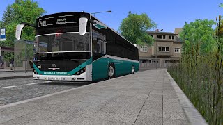 38 AB 163 - OTOKAR KENT 290 - OMSİ 2 Realistic Drive #games #gaming #gameplay #bus #keşfet screenshot 5