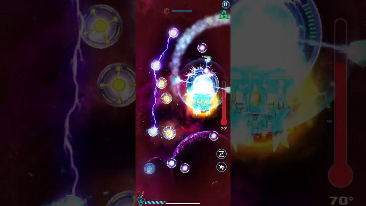 Level 172 Campaign Mode Mothership Boss - Galaxy Attack Alien Shooter