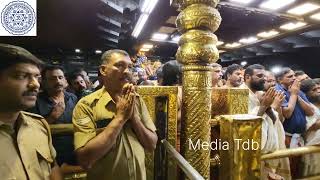 Today's Harivarasana at Sabarimala