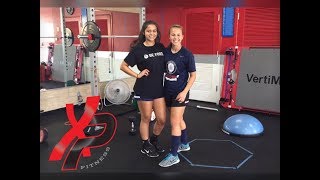 Love' & Mackenzie Training at Xplosive Performance Fitness