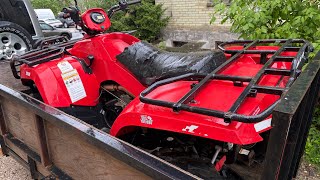 Saved from a junk yard part out !! This 2006 Arctic Cat 400 needs more than TLC (part 1)
