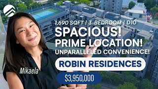 Robin Residences - Freehold 3-Bedroom Home Tour in District 10 | $3,950,000 | Mikaela-Joy