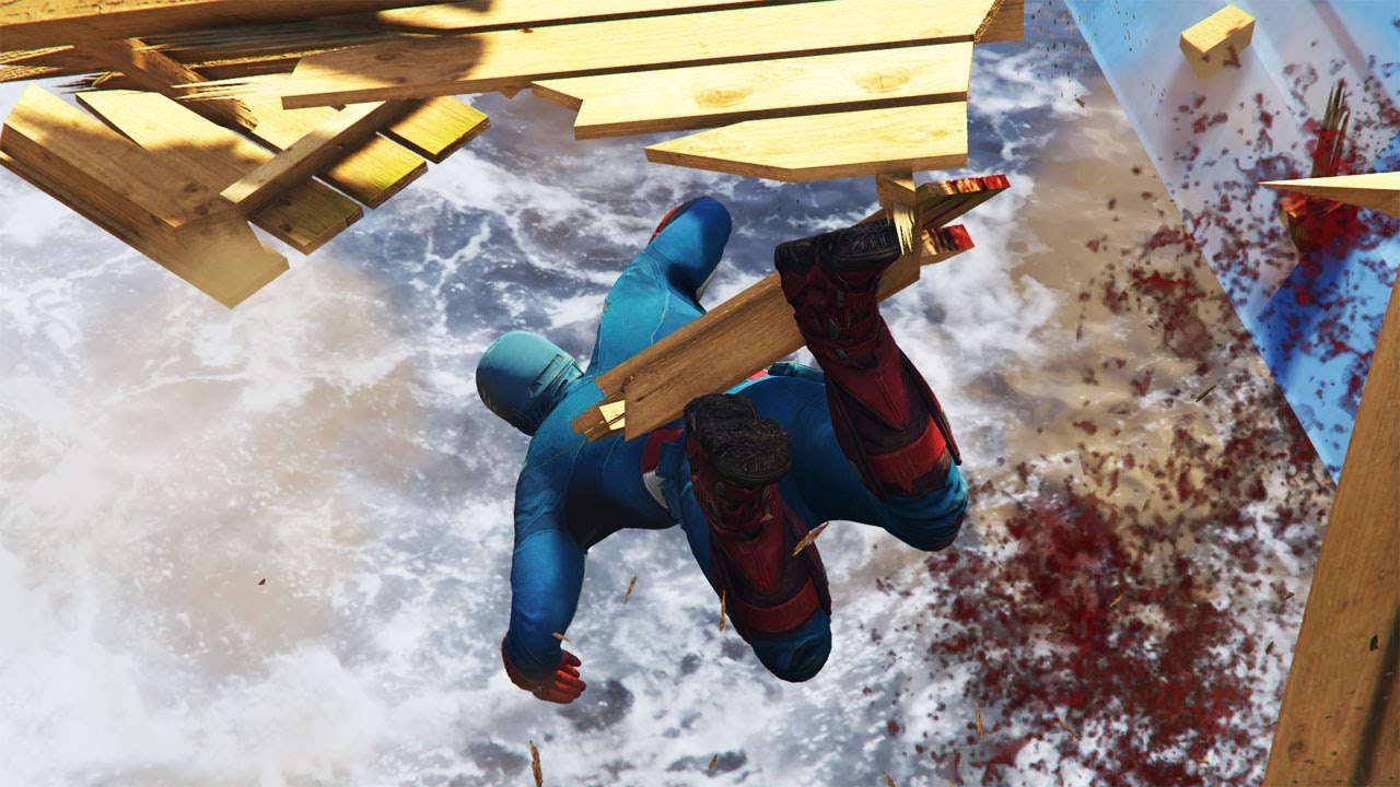 GTA 5 Random And Funny Fails #38 - (Captain America - Tables fails On The Water)