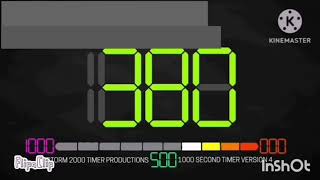 1000秒计时器（版本4）| FLIPACLIP，KINEMASTER，CAPCUT，INSHOT