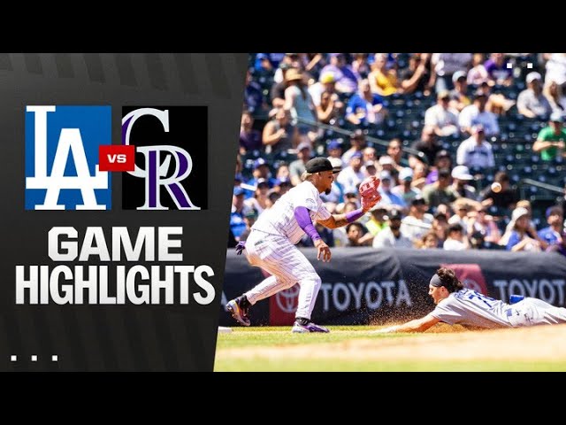 Dodgers dividen en Denver y viajan a S.D. con la cima del Oeste en juego