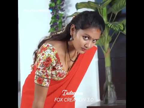 saree removing  cleavage showing | SUBSCRIBE FOR MORE VIDEOS || Tempting ||