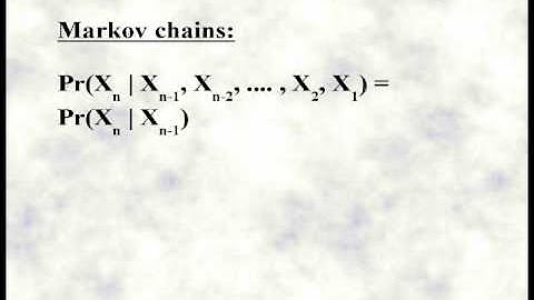 RUU #23: Testing time independence - Markov chains