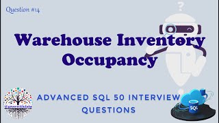 Famous Inventory Occupies in a Warehouse | Advanced SQL Interview Questions | FAANG Interview | Aggregation Wealth