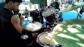 Sadat death metal MARAH TERMUNTAH cover TURBIDITY drum cam