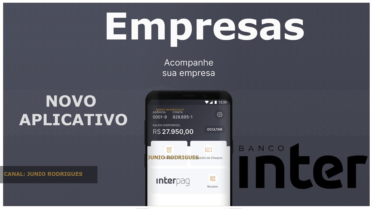 lançamento do aplicativo banco inter para empresas saiba mais youtube