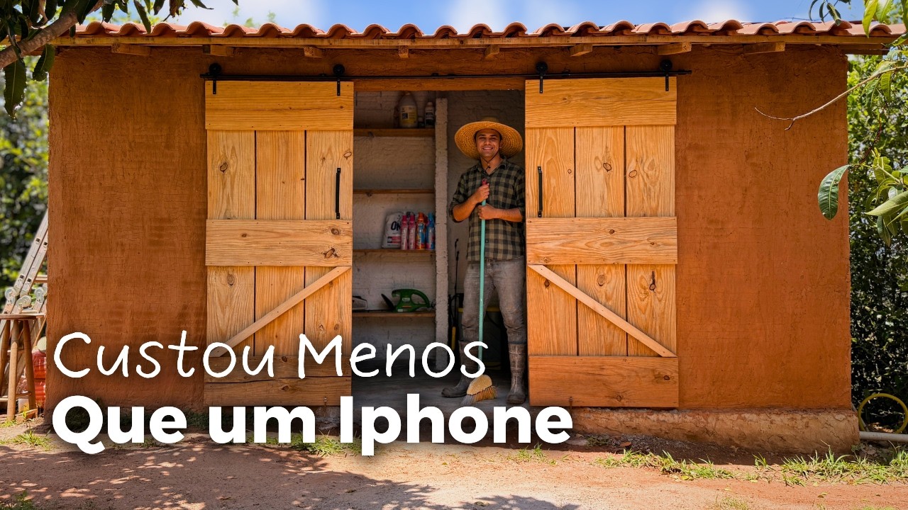 Construí Sozinho uma Casa de 7m² por R$ 5.800 (Sem Ser Pedreiro)