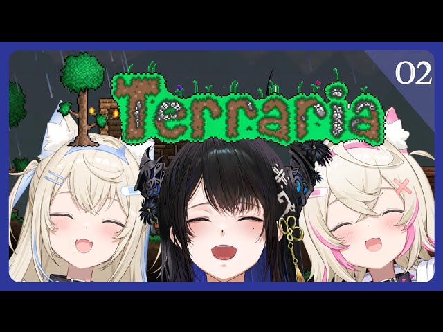 【Terraria】Digging with the Doggies @FUWAMOCOch  (Open VC and world) 🎼のサムネイル