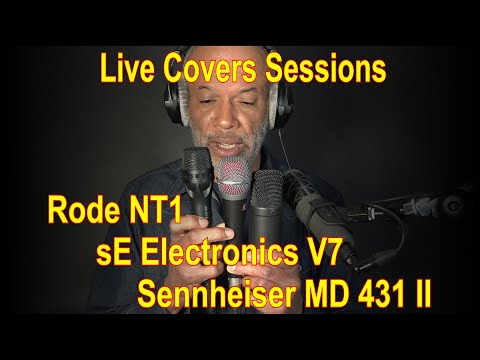 Using the Rode NT1, sE Electronics V7 & Sennheiser MD 431 II - back on the SV33!