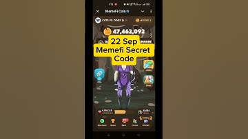 Memefi Secret Code 22 Sep | Memefi Secret combo Reward Today| Memefi Daily Coin Code Today Sep 22th