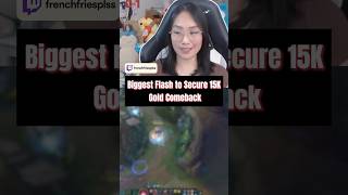 Pixel perfect flash reaction to Malphite ult! #leagueoflegends #leagueclips #twitch #adc # #botlane