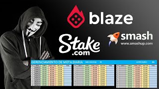 6 em 1 PLANILHA GERENCIAMENTO (Blaze, Smash, Stake, Bingo em Casa.....) 6 em 1 PLANILHA GERENCIAMENTO (Blaze, Smash, Stake, Bingo em Casa.....)