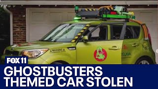 Woman has 'Ghostbusters'-themed car stolen, recovered